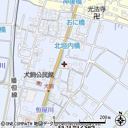 兵庫県姫路市香寺町犬飼346周辺の地図