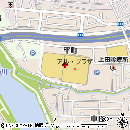 エディオンアルプラザ宇治東店周辺の地図