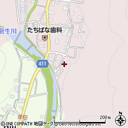 兵庫県姫路市夢前町菅生澗1-13周辺の地図