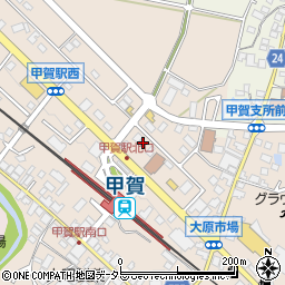滋賀県甲賀市甲賀町大原市場755-4周辺の地図