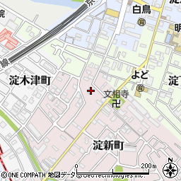 京都府京都市伏見区淀新町8周辺の地図