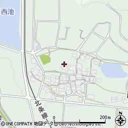 兵庫県加西市岸呂町周辺の地図