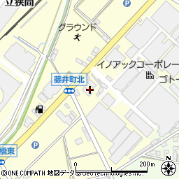愛知県安城市藤井町（東長先）周辺の地図