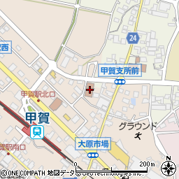 滋賀県甲賀市甲賀町大原市場700周辺の地図
