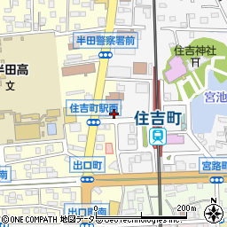 株式会社中日新聞社　半田支局周辺の地図