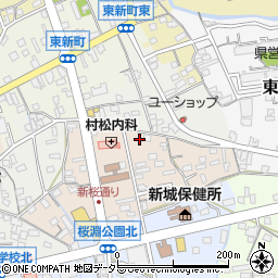 愛知県新城市石名号5周辺の地図