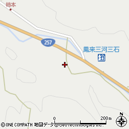 愛知県新城市下吉田田中周辺の地図