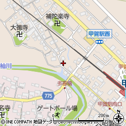 滋賀県甲賀市甲賀町大原市場448-5周辺の地図