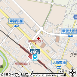 滋賀県甲賀市甲賀町大原市場755周辺の地図