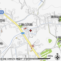 静岡県藤枝市岡部町三輪788周辺の地図