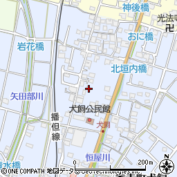 兵庫県姫路市香寺町犬飼448周辺の地図