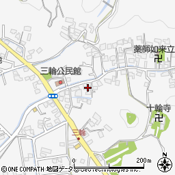 静岡県藤枝市岡部町三輪796-1周辺の地図