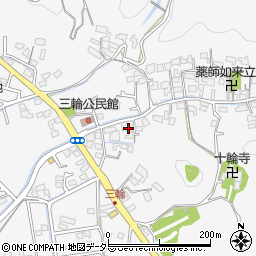 静岡県藤枝市岡部町三輪796周辺の地図