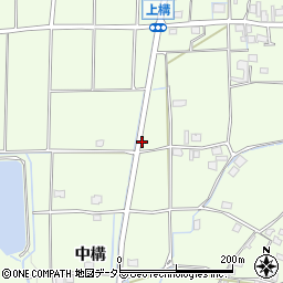 兵庫県姫路市林田町（中構）周辺の地図