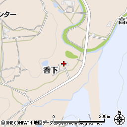 兵庫県三田市香下112周辺の地図