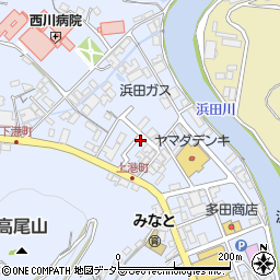 島根県浜田市港町周辺の地図