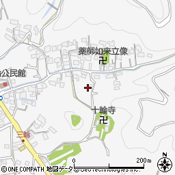 静岡県藤枝市岡部町三輪825周辺の地図