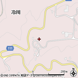 静岡県伊豆市冷川1524-1543周辺の地図
