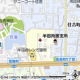 株式会社パナホーム知多　半田展示場周辺の地図
