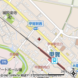 滋賀県甲賀市甲賀町大原市場826周辺の地図