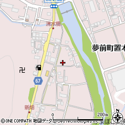 兵庫県姫路市夢前町置本528周辺の地図