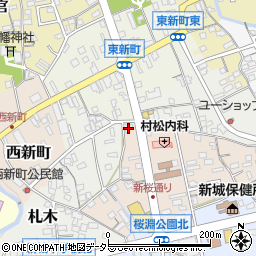 愛知県新城市石名号1周辺の地図