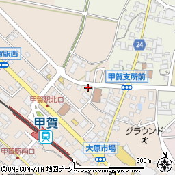 滋賀県甲賀市甲賀町大原市場768周辺の地図