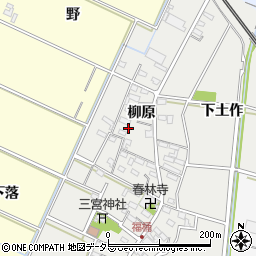 愛知県岡崎市福桶町柳原112周辺の地図