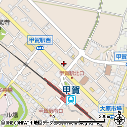 滋賀県甲賀市甲賀町大原市場814周辺の地図