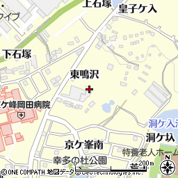 愛知県額田郡幸田町坂崎東鳴沢17-1周辺の地図
