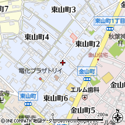 愛知県碧南市東山町6丁目2周辺の地図
