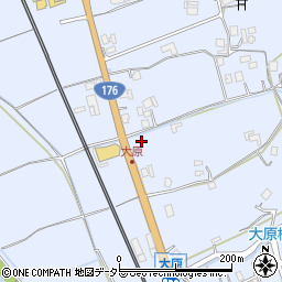 兵庫県三田市大原531周辺の地図