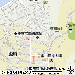 浜田市　医師会館周辺の地図