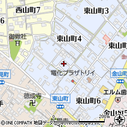 愛知県碧南市東山町5丁目15周辺の地図