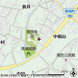愛知県安城市東端町中根山30周辺の地図