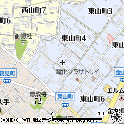 愛知県碧南市東山町5丁目33周辺の地図