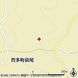 岡山県新見市哲多町荻尾1020周辺の地図