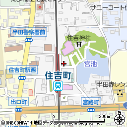愛知県半田市宮路町504周辺の地図