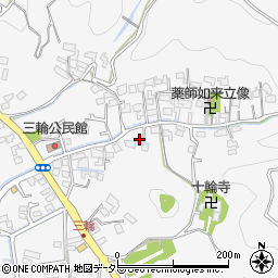 静岡県藤枝市岡部町三輪801周辺の地図