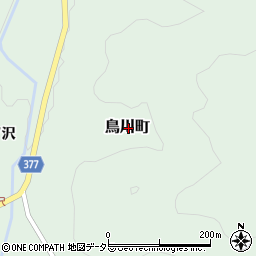 愛知県岡崎市鳥川町周辺の地図