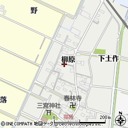 愛知県岡崎市福桶町柳原114周辺の地図