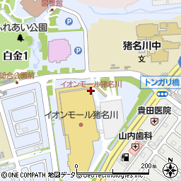 イオンモール猪名川周辺の地図