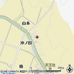 愛知県岡崎市桑谷町岩鼻3周辺の地図