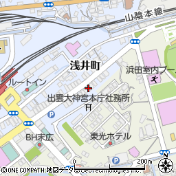 ＵＤトラックス浜田パーツオフィス周辺の地図