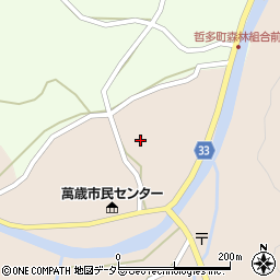 岡山県新見市哲多町矢戸周辺の地図