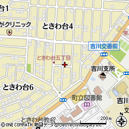大阪府豊能郡豊能町ときわ台5丁目周辺の地図