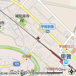 滋賀県甲賀市甲賀町大原市場847周辺の地図