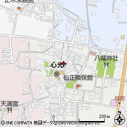 兵庫県たつの市新宮町仙正154周辺の地図