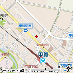 滋賀県甲賀市甲賀町大原市場816周辺の地図