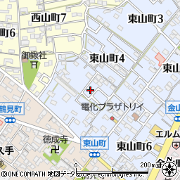愛知県碧南市東山町5丁目13周辺の地図